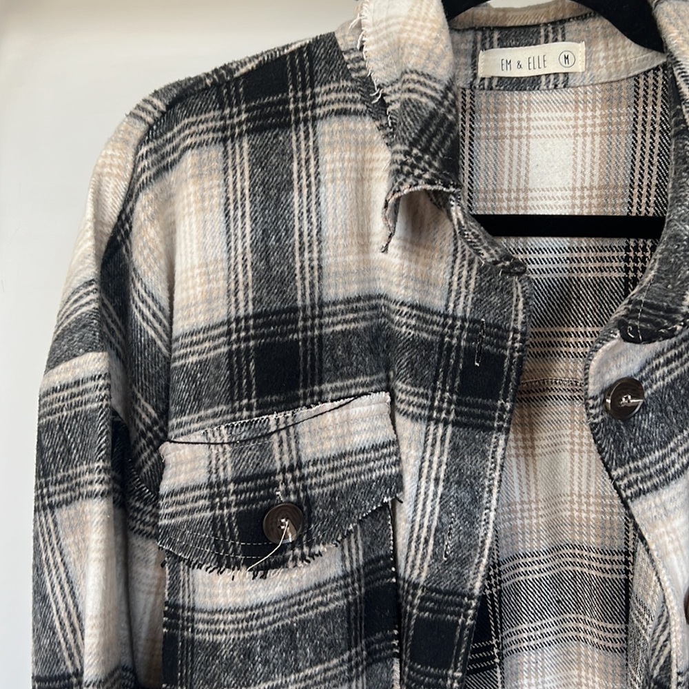 Flannel Shacket - Picture 2 of 4